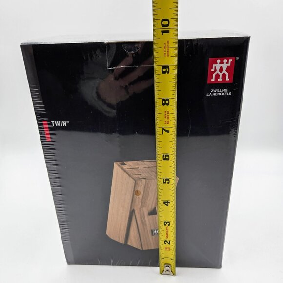 Knife Block Zwilling J.A Henckles Twin 9 Slots 35109-200 New Sealed Box Read - Picture 7 of 9